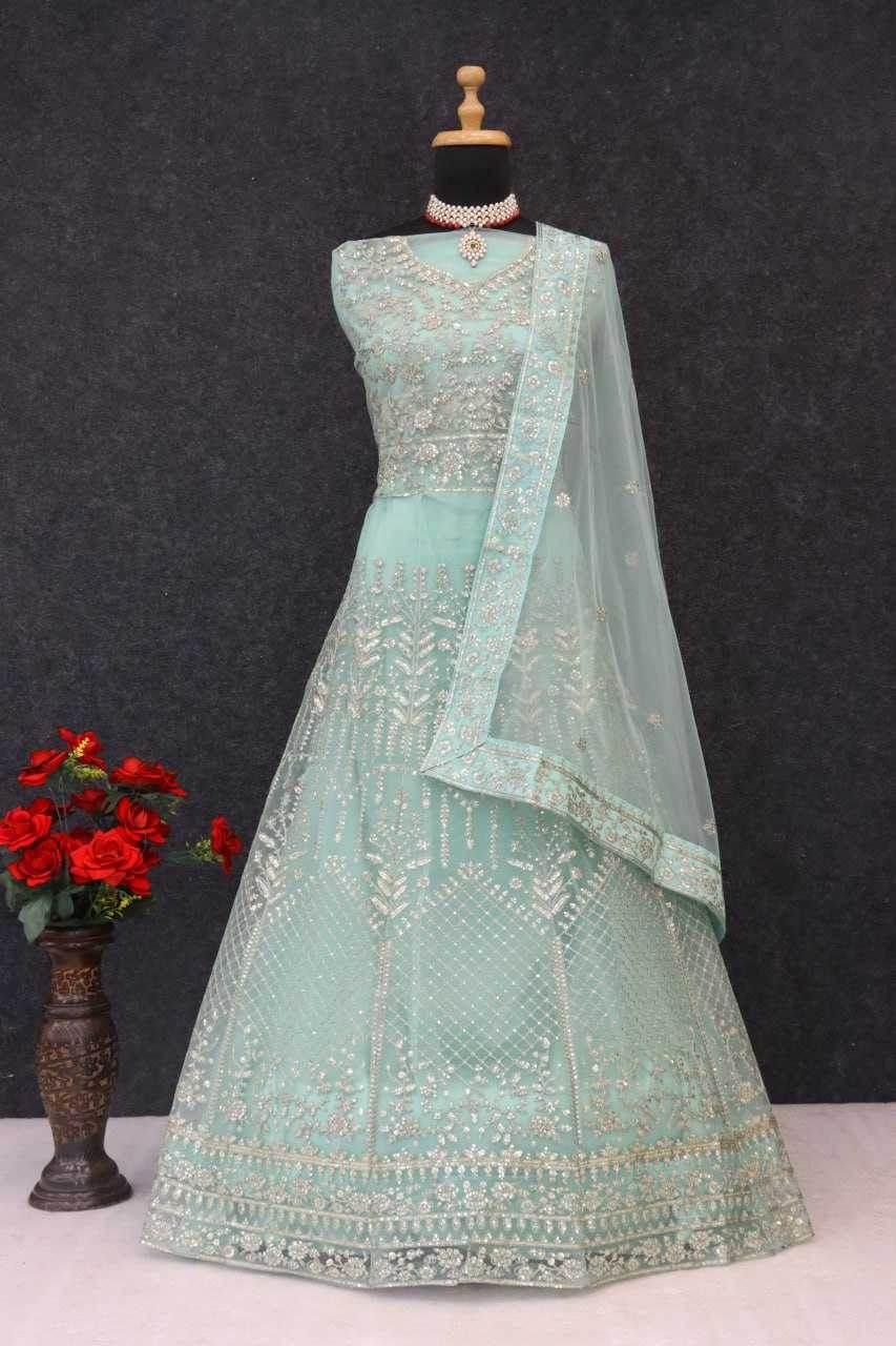 Japan Sartin Embroidery Party Wear Sequin Gown - MYLUXURY LANE ENTERPRISE